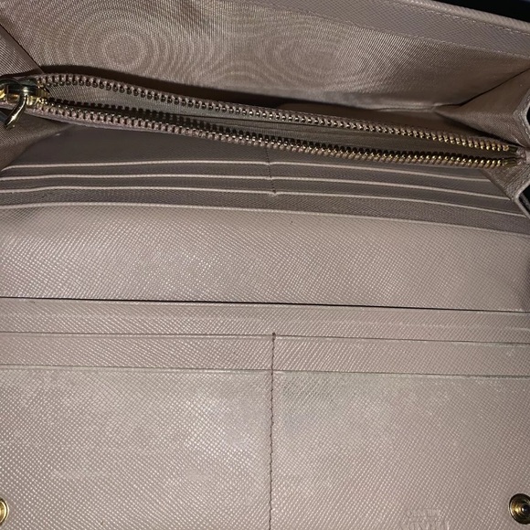 Prada Saffiano Cherry Long Wallet + Bundle - Picture 7 of 15